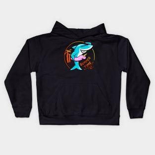 Unicorn Float Shark Summer Kids Hoodie